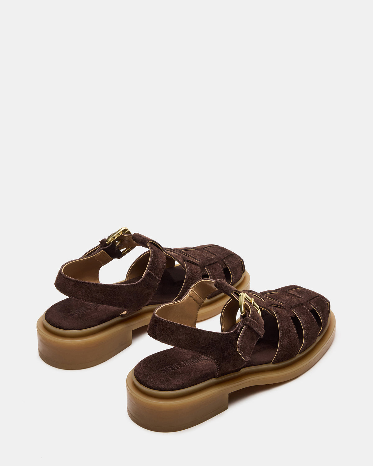 TOPE Chocolate Brown Suede Strappy Fisherman Women's Sandal