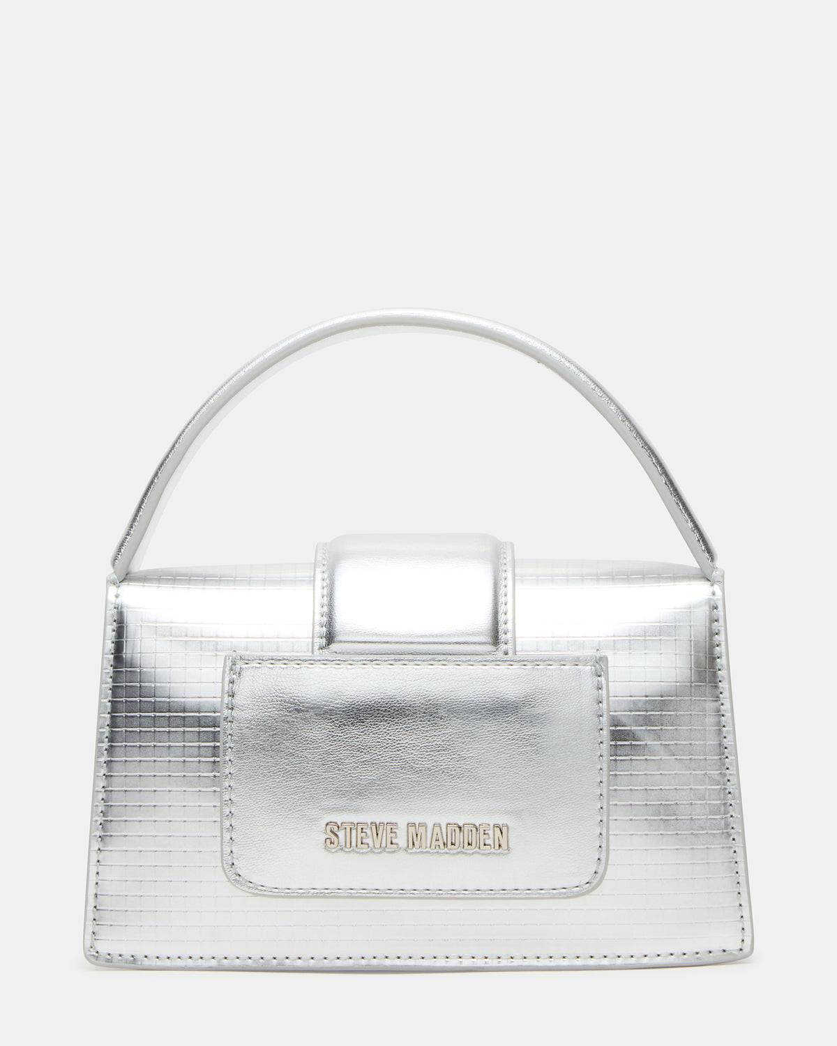 MISHELL Bag Silver Disco Top-Handle Mini Handbag Steve Madden SILVER DISCO