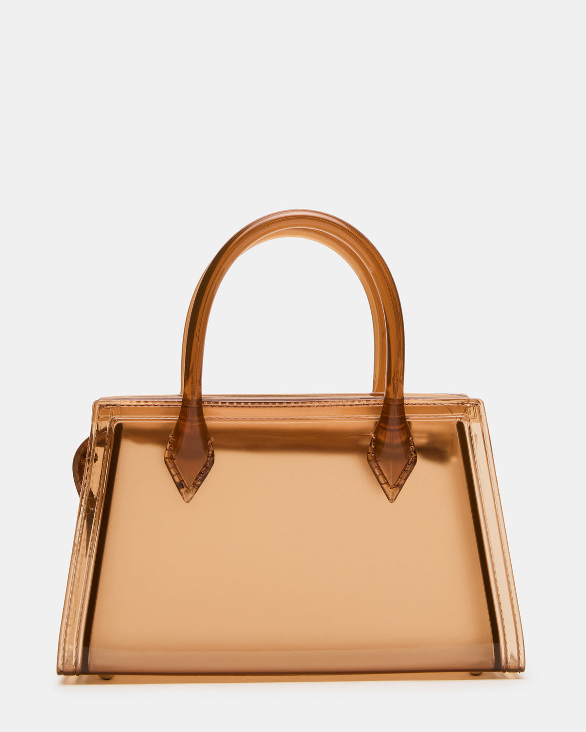 PEACH Jelly Bag Tan Mini Crossbody Top-Handle Handbag