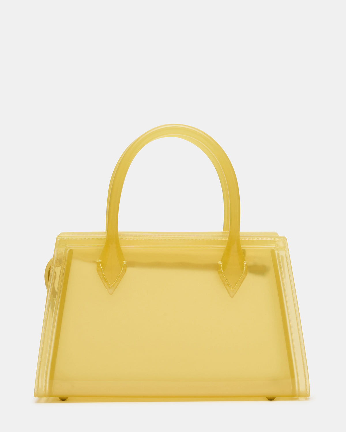 PEACH Jelly Bag Yellow Mini Crossbody Top-Handle Handbag
