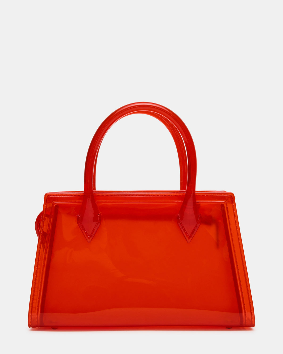 PEACH Jelly Bag Red Mini Crossbody Top-Handle Handbag