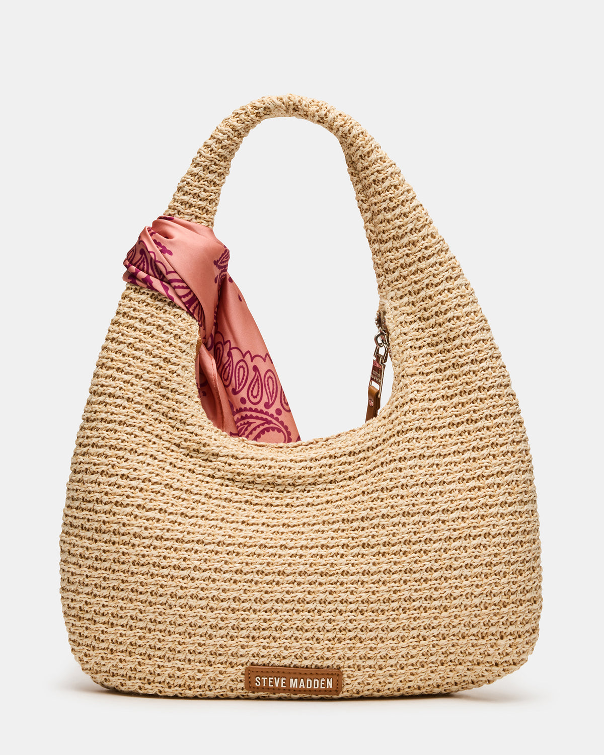 DAENA Bag Natural Crescent Shaped Straw Shoulder Bag
