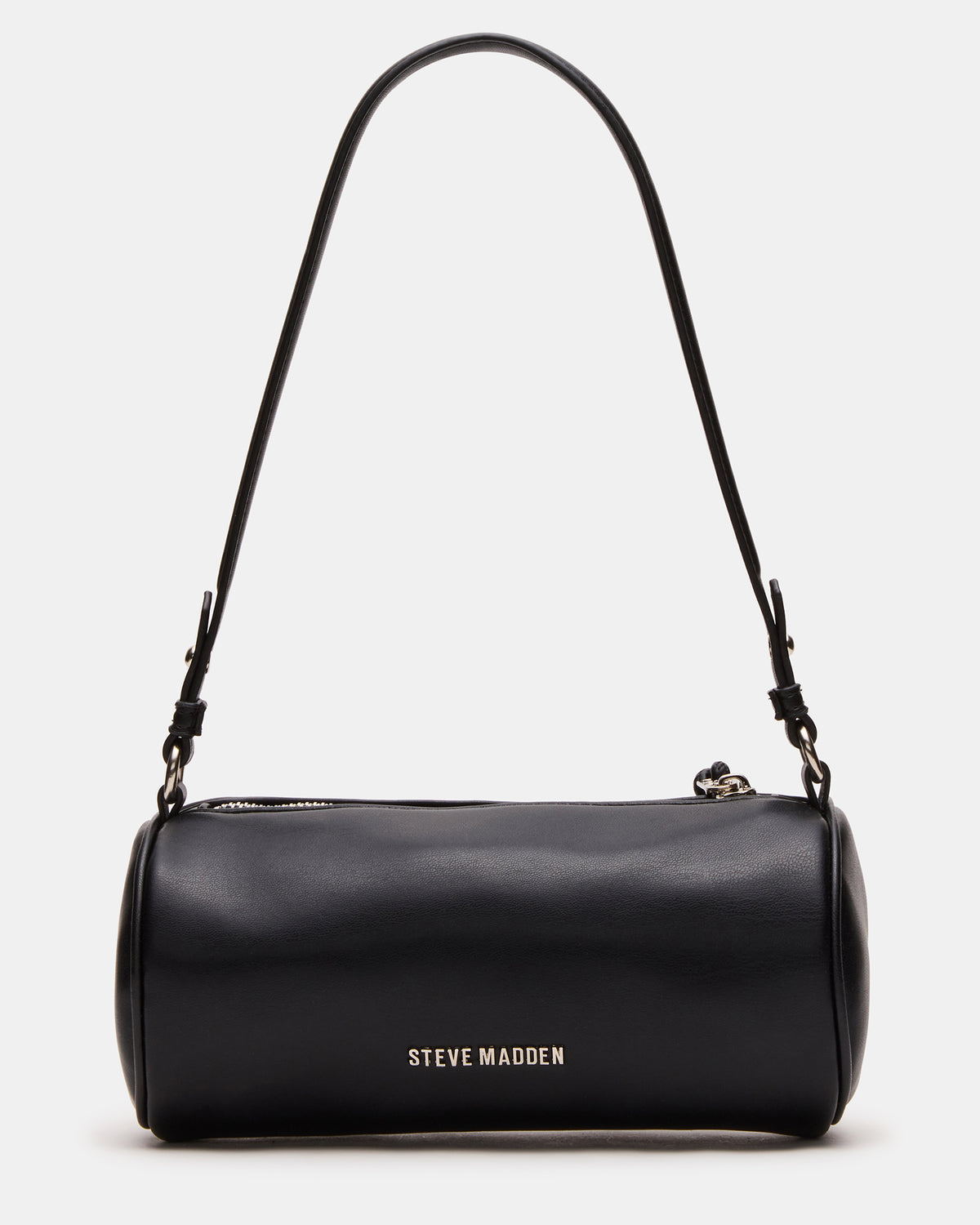 PRIYA Bag Black Mini Barrel Shoulder Handbag