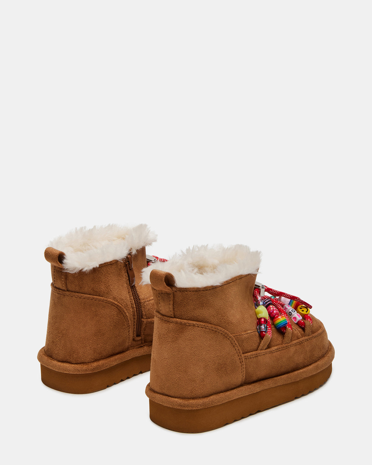 Kids' GLAZER Cognac Girls' Lace-Up Ankle Boot