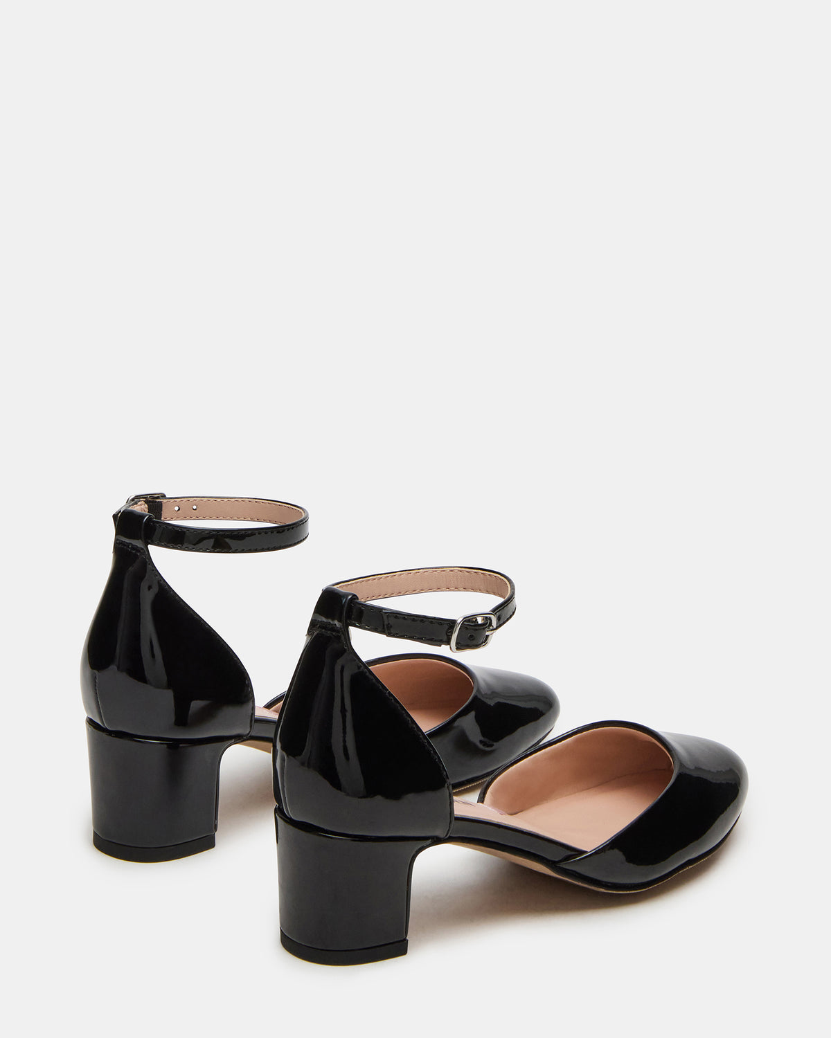 Kids' PRETTYY Black Patent Girls' Block Heel Steve Madden BLACK PATENT
