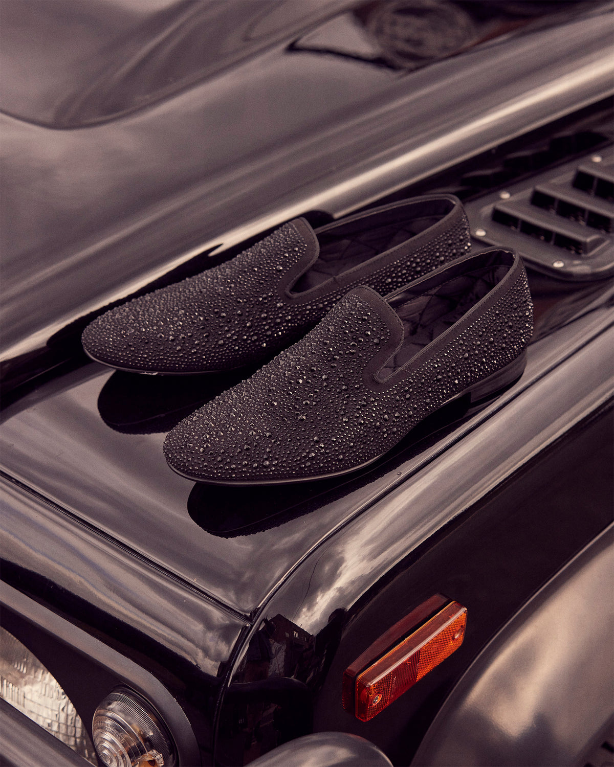CASHH Black Men's Slip-On Loafers