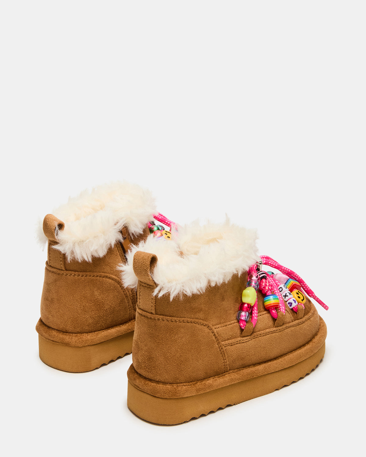 Toddlers' GLAZER Cognac Girls' Lace-Up Ankle Boot