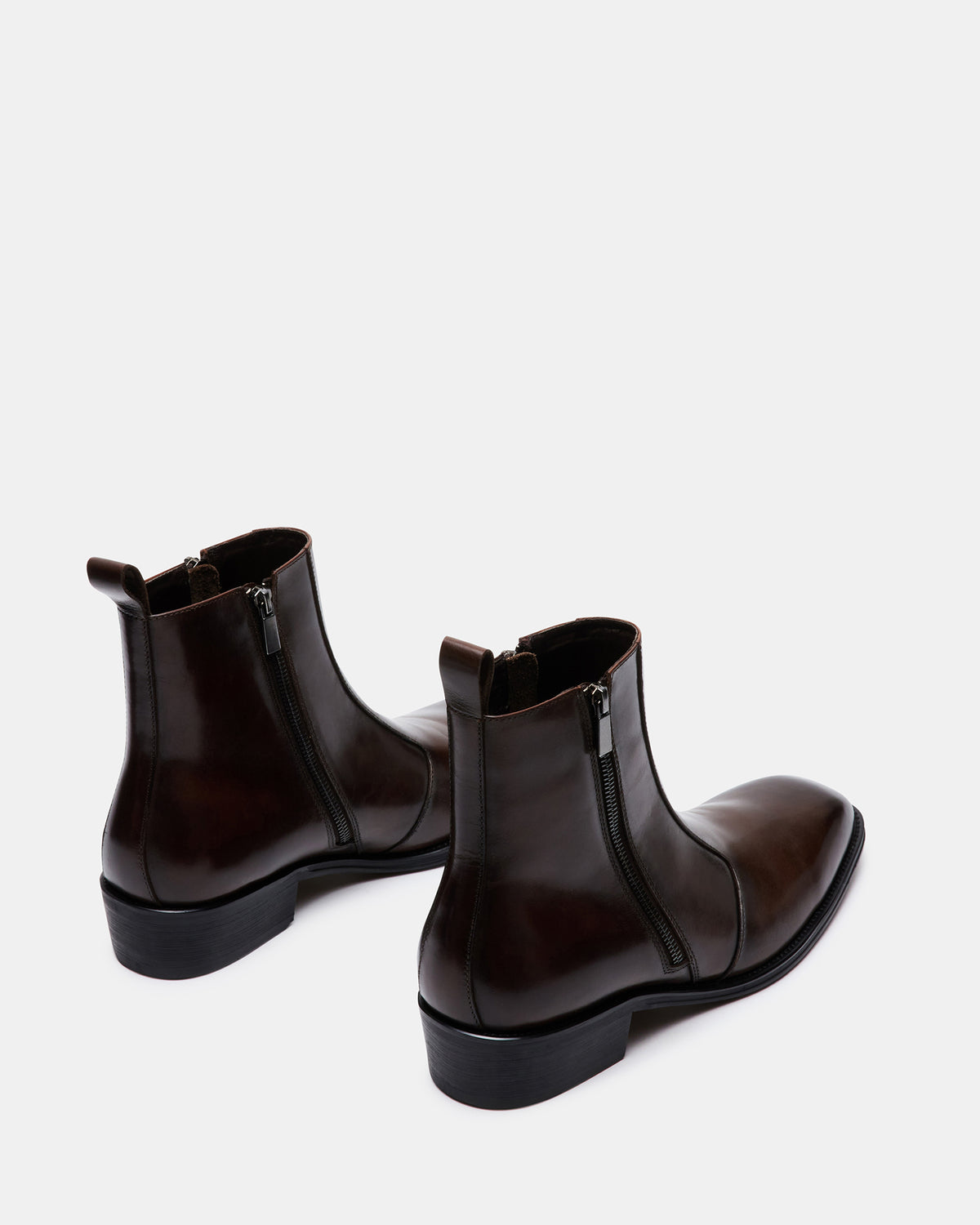 HAYNES Brown Leather Men's Ankle Boot