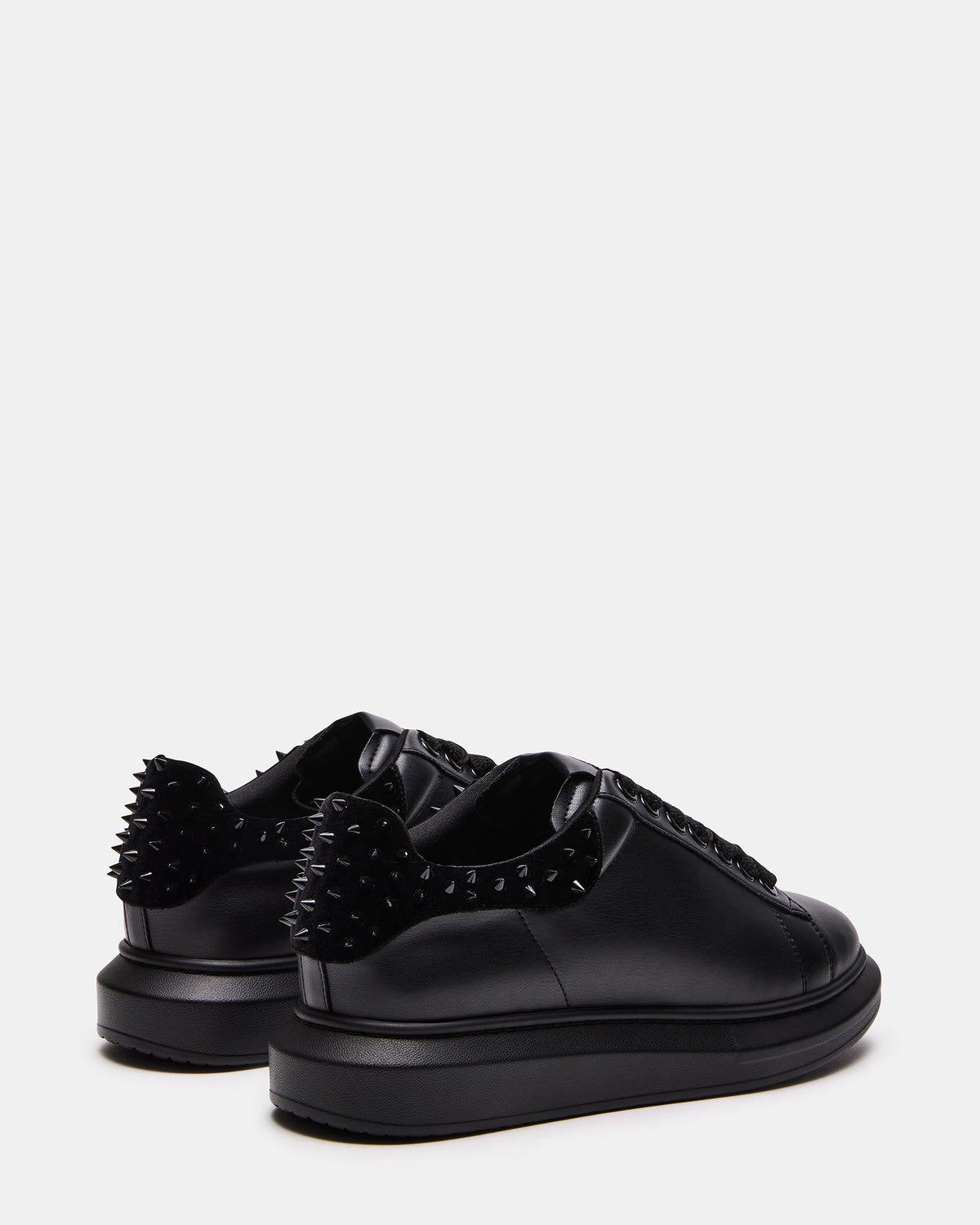 FROSTING Black Velvet Men's Low-Top Lace-Up Sneaker