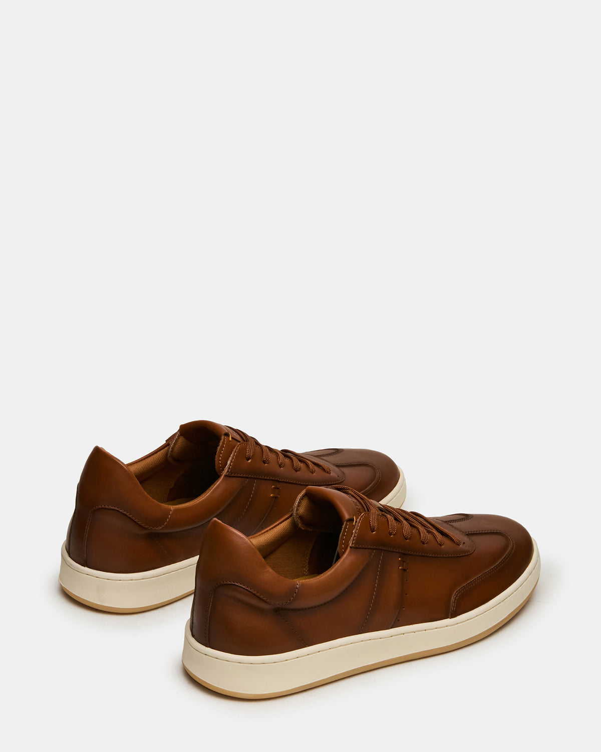 DYLAN Tan Low-Top Lace-Up Platform Men's Sneaker