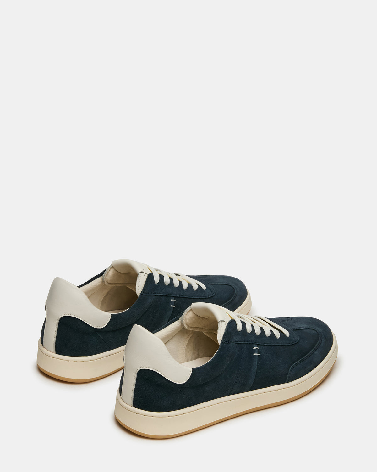 DYLAN Navy/White Low-Top Lace-Up Platform Men's Sneaker
