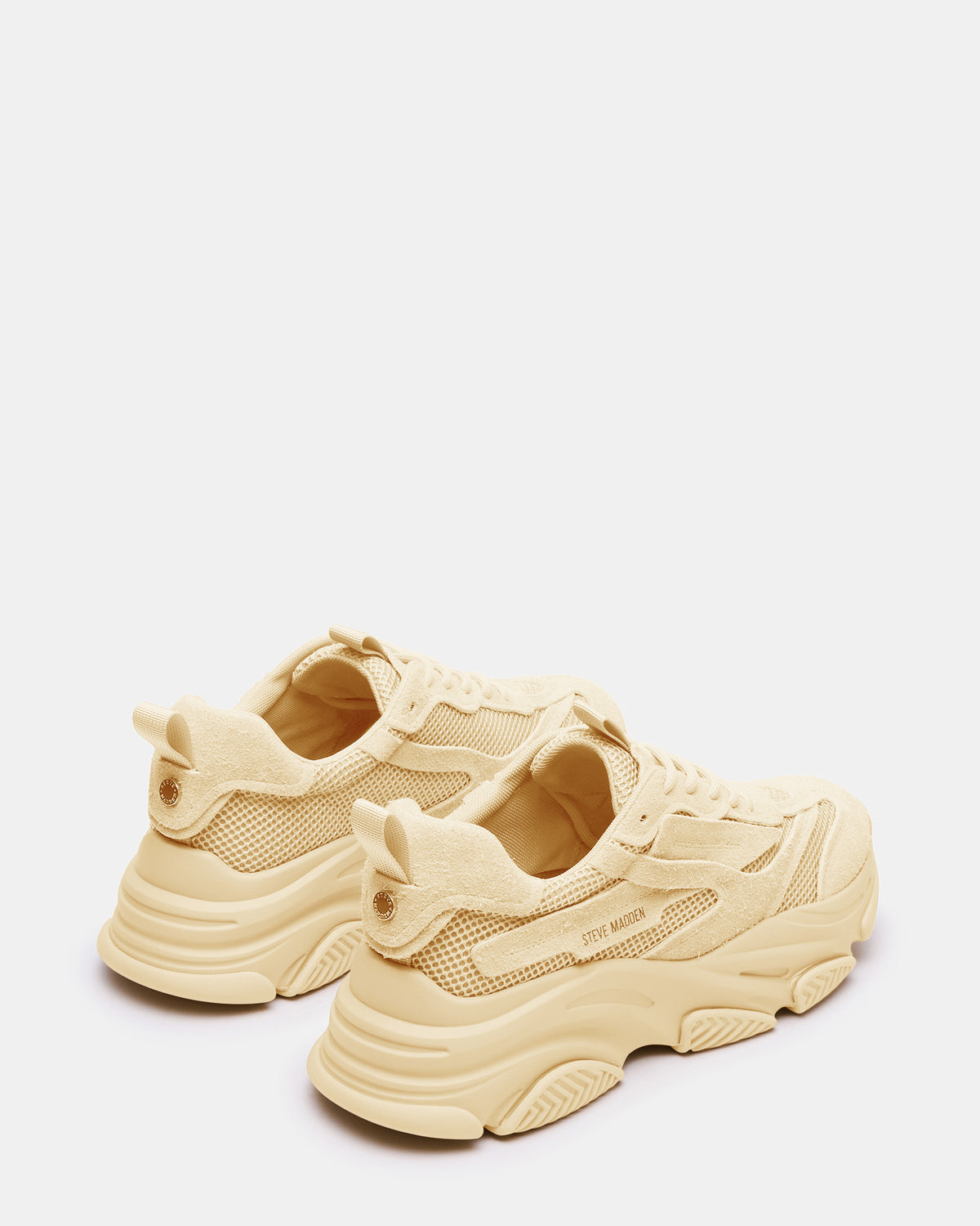 POSSESS Taupe Suede Low-Top Lace-Up Men's Sneaker