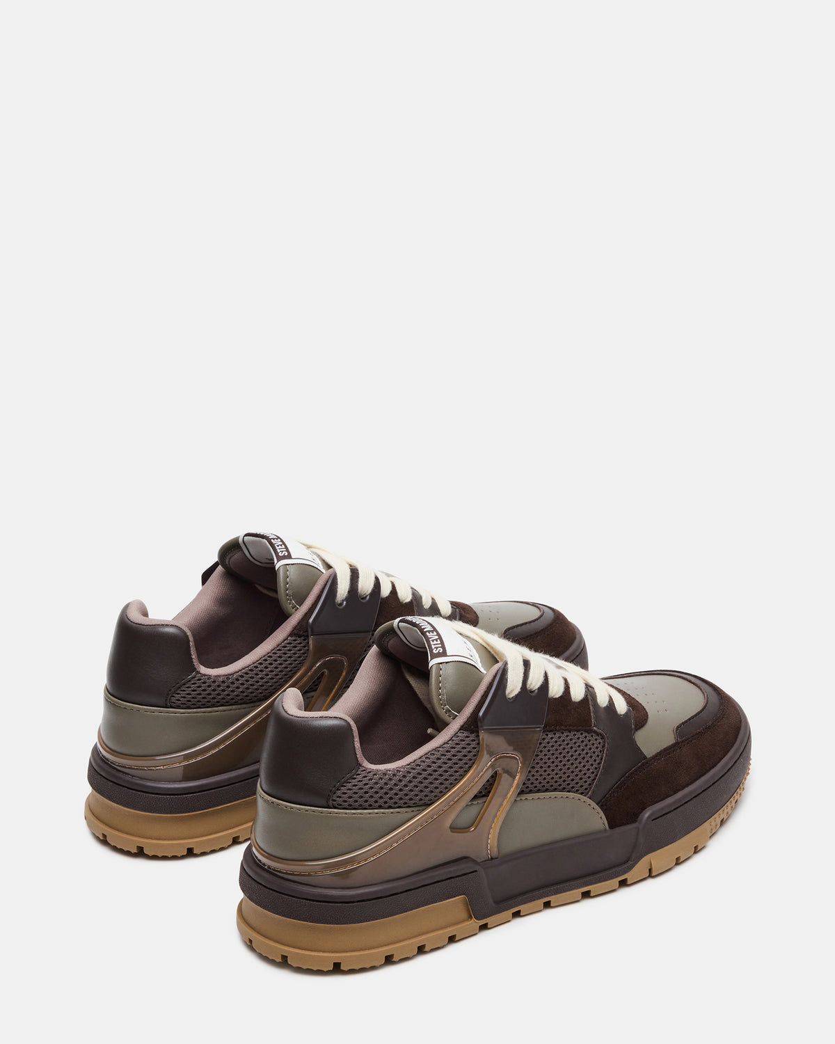SANCHEZ Brown Multi Low-Top Lace-Up Men's Sneaker