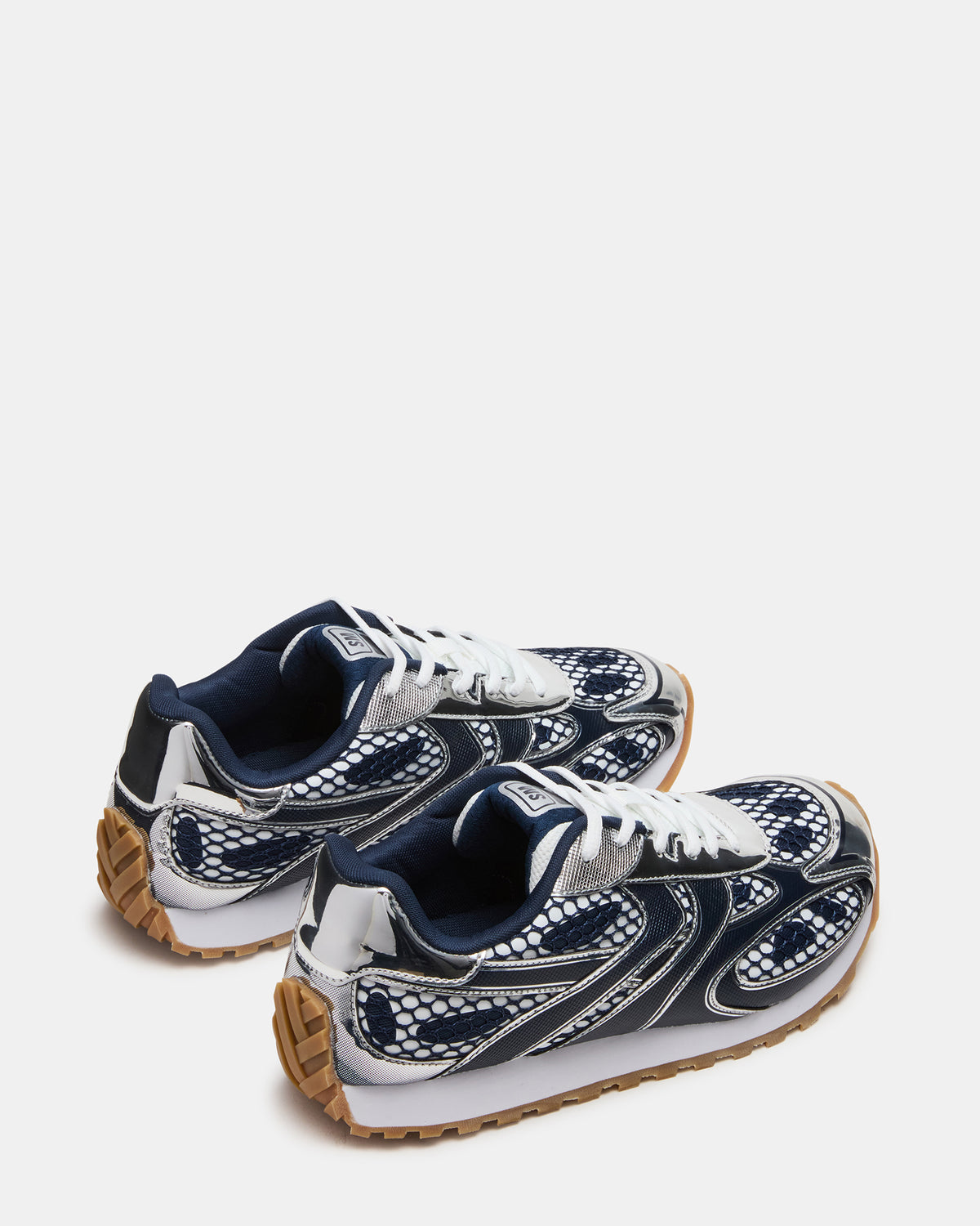 XYLO Blue Low-Top Lace-Up Men's Sneakers