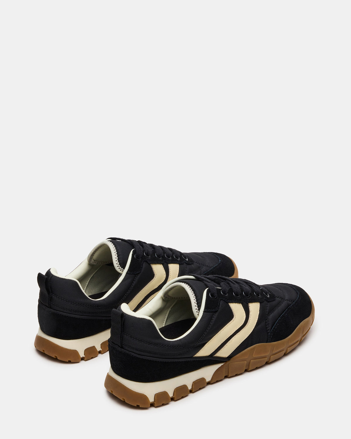 HORIZON Black Low-Top Lace-Up Men's Sneaker