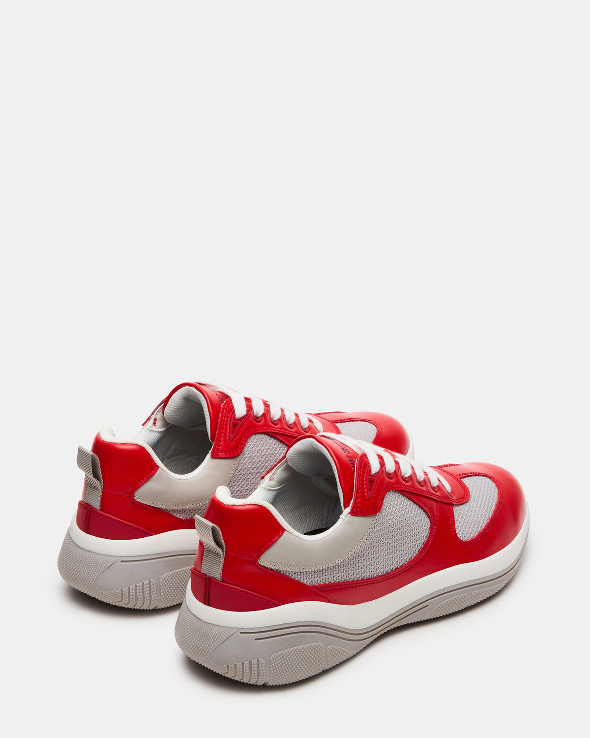 PICOLO Red Low-Top Lace-Up Men's Sneaker