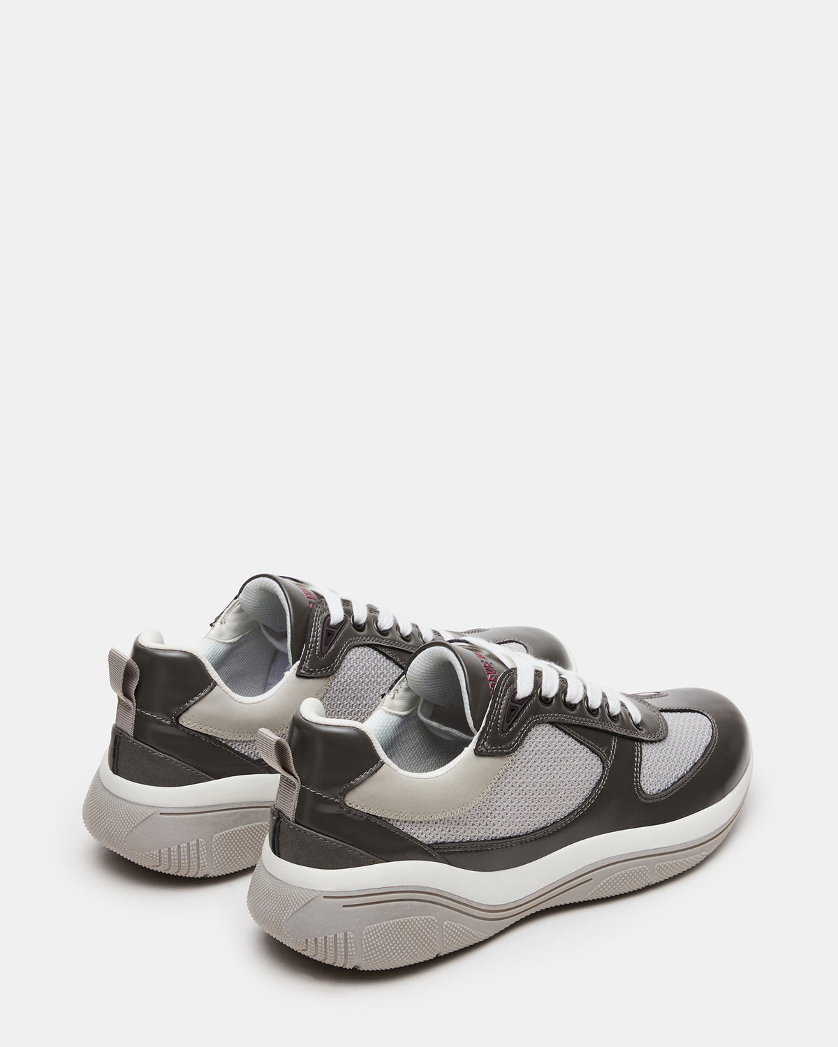 PICOLO Grey Low-Top Lace-Up Men's Sneaker Steve Madden GREY