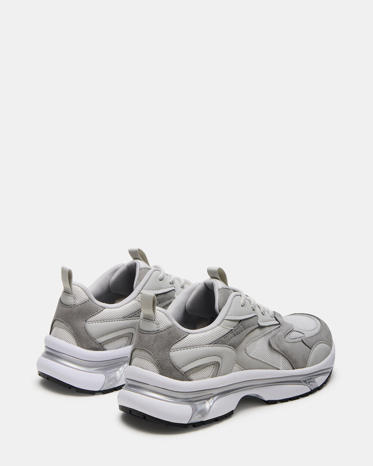 YGOR Grey Multi Men's Low-Top Lace-Up Sneaker