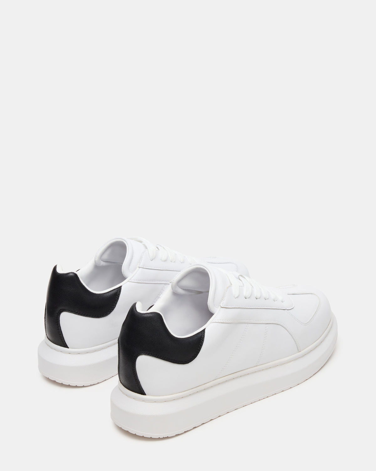 MINOU White/Black Low-Top Lace-Up Men's Sneaker