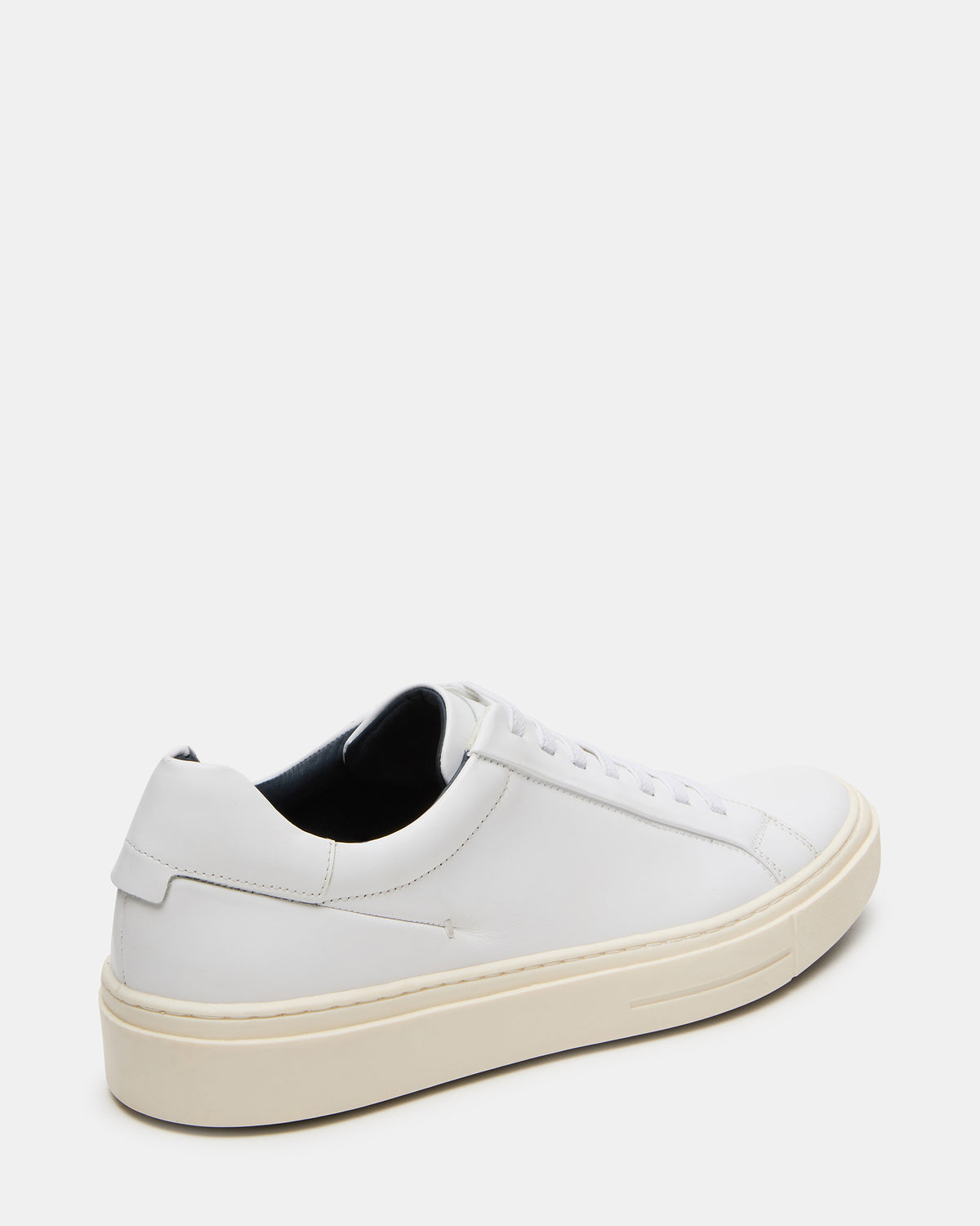 ZOII White Leather Men's Low-Top Lace-Up Sneaker