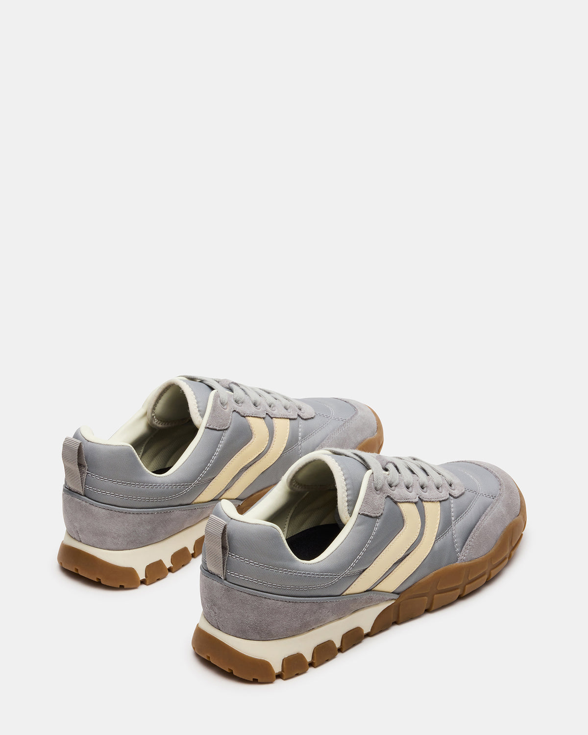 HORIZON Grey Low-Top Lace-Up Men's Sneaker