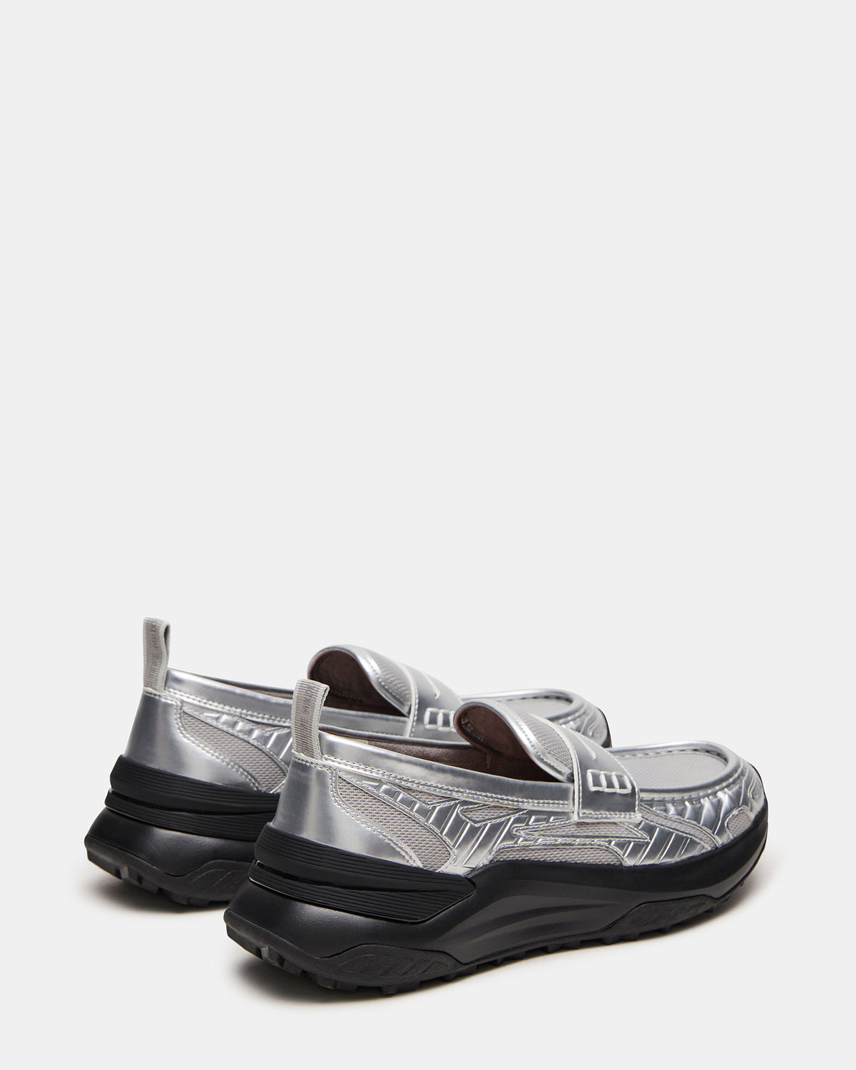 PARRISH Silver Low-Top Slip-On Men's Sneaker