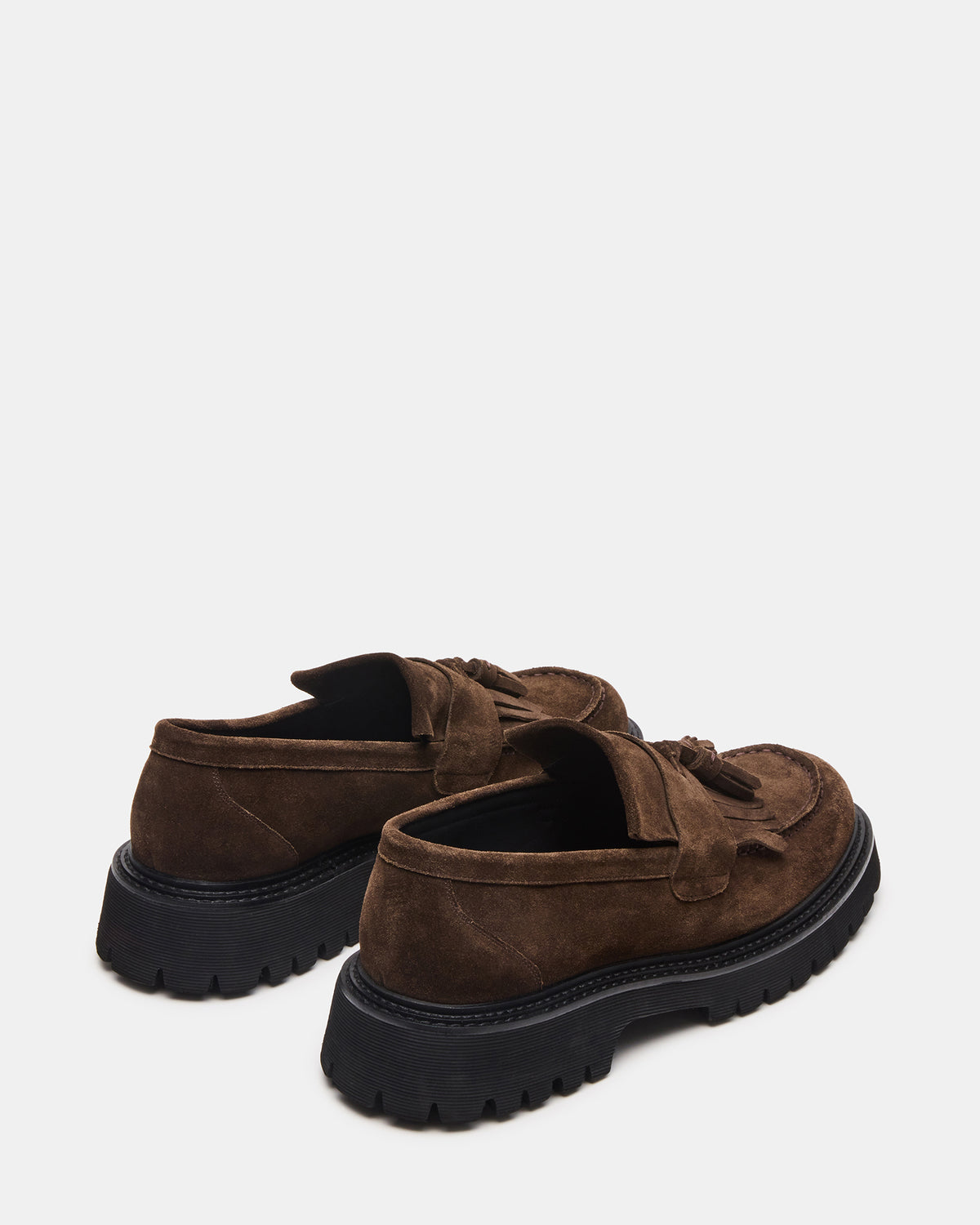 ZEV Brown Suede Lug Sole Dress Men's Loafer