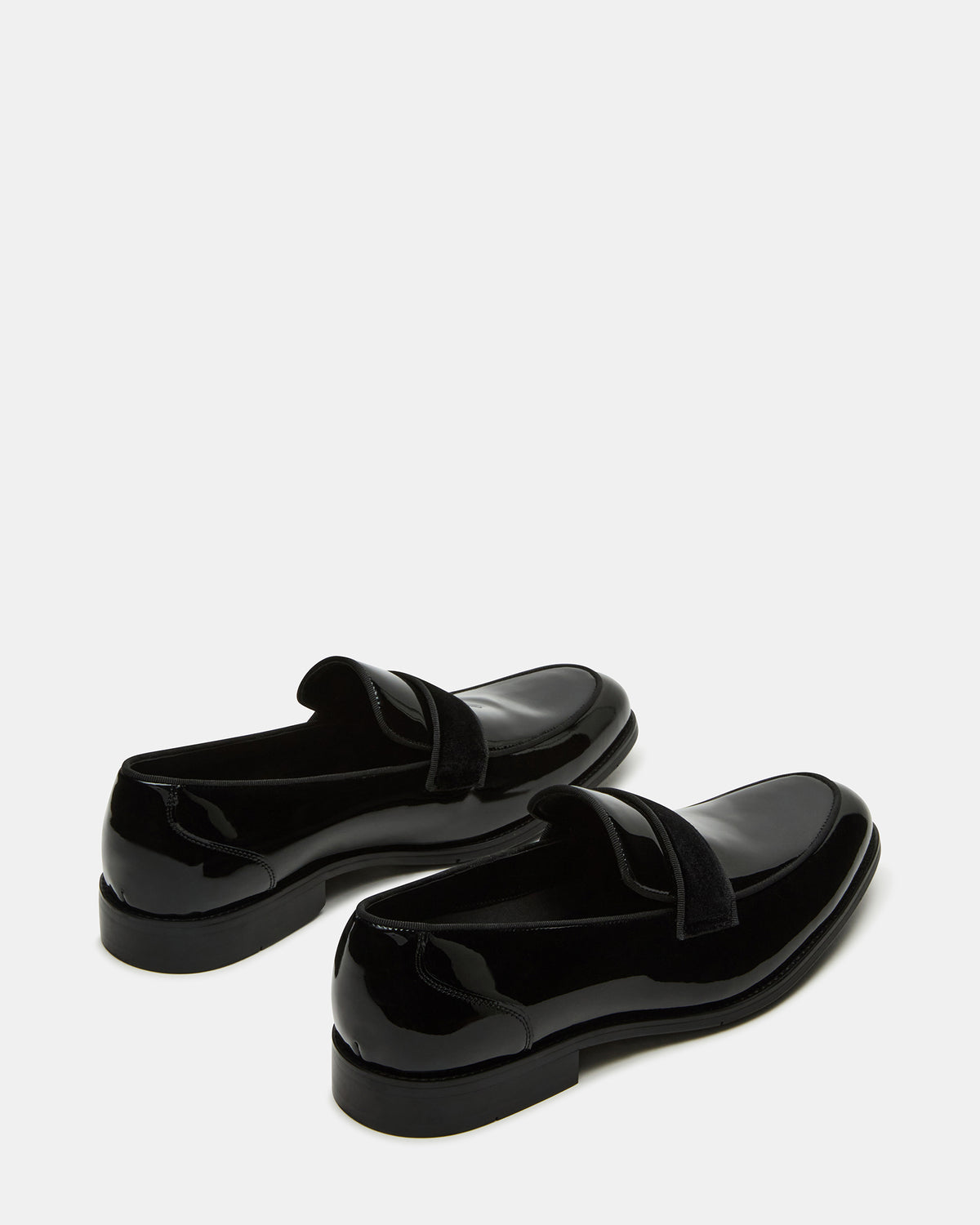 ESCADA Black/Black Slip-On Men's Dress Loafer