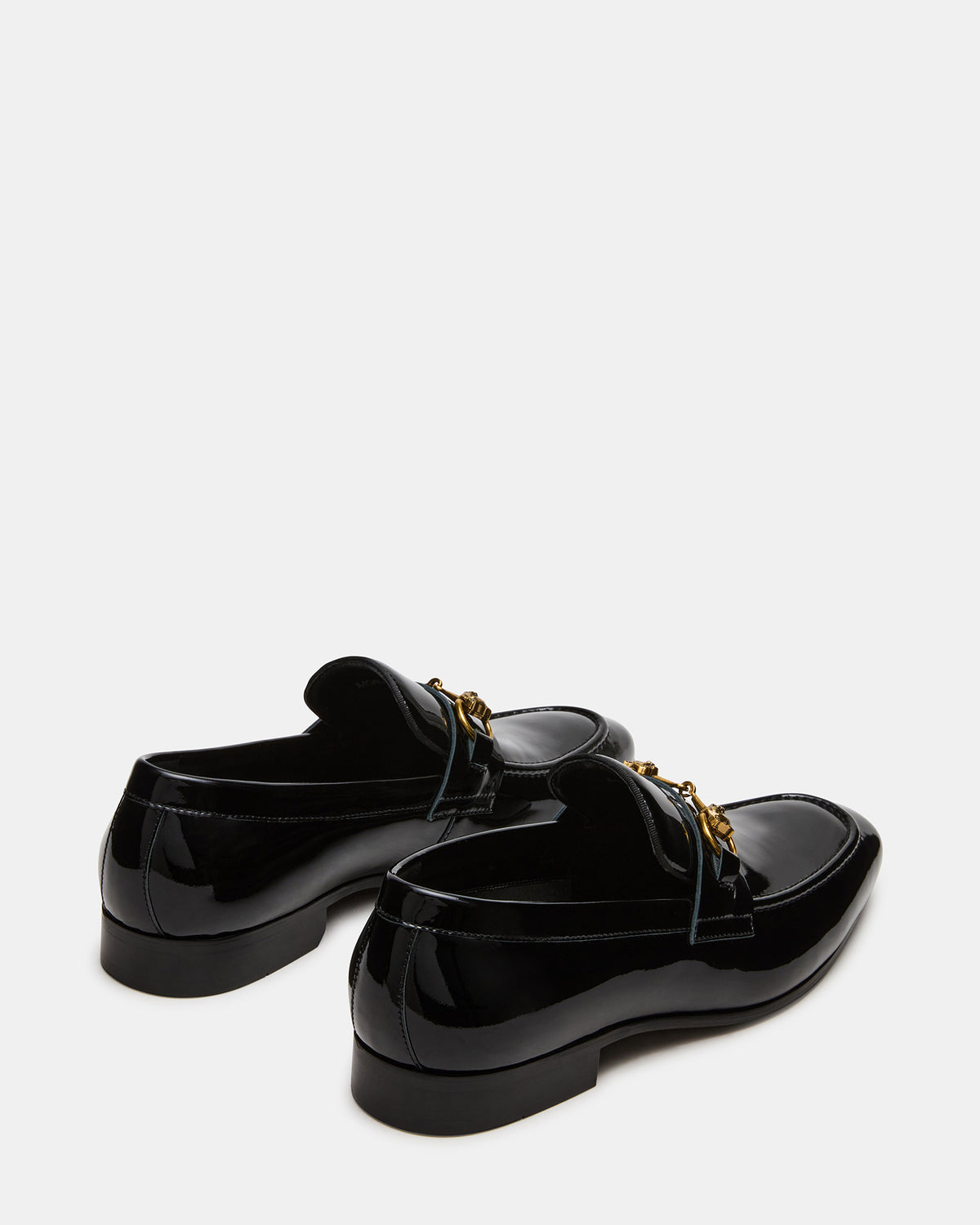 JAKIRO Black Patent Slip-On Dress Men's Loafer