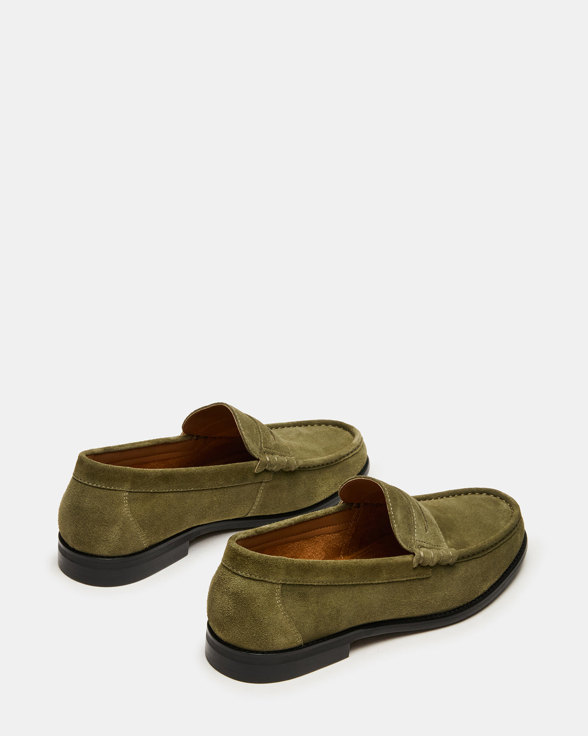 HUCKLE Green Suede Slip-On Men's Loafer