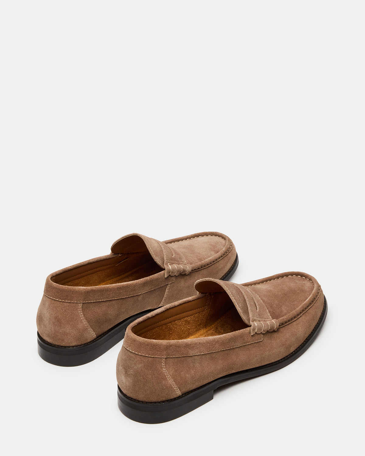 HUCKLE Taupe Suede Slip-On Men's Loafer