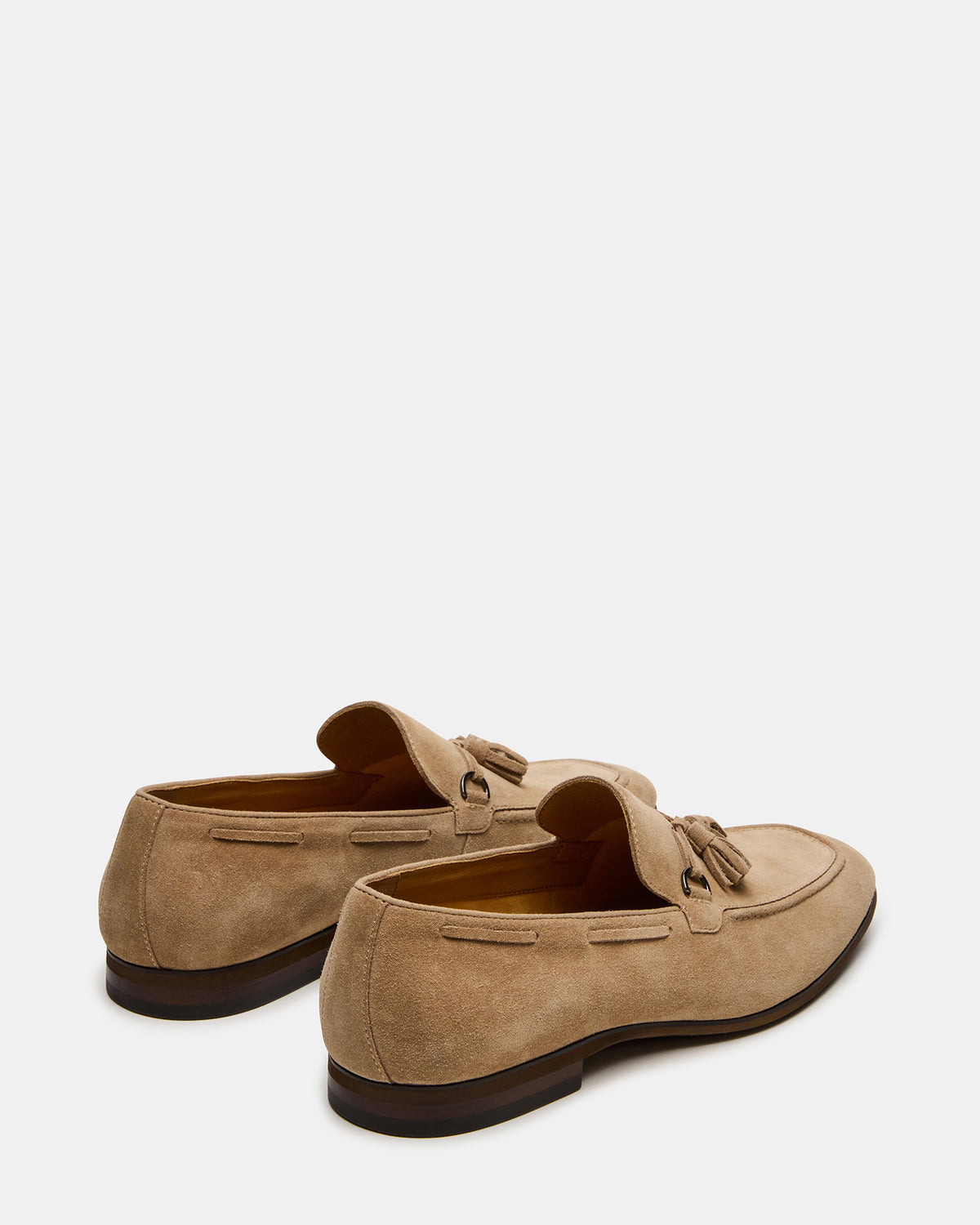 LOGAN Taupe Suede Tassel Slip-On Men's Loafer Steve Madden TAUPE SUEDE