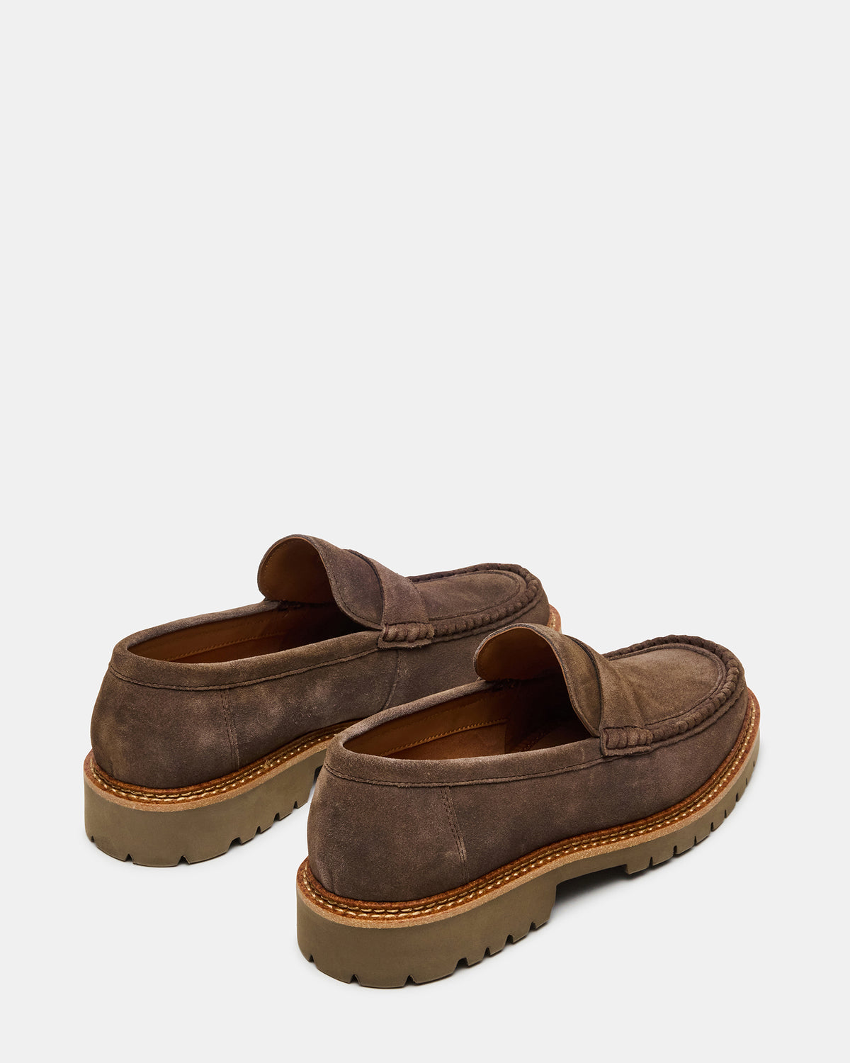 BRODIE Taupe Slip-On Lug Men's Loafer