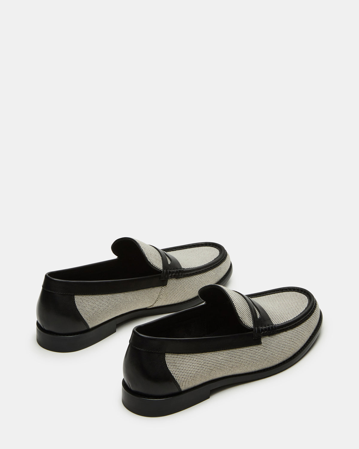 CULLEN Black/Beige Slip-On Men's Dress Loafer