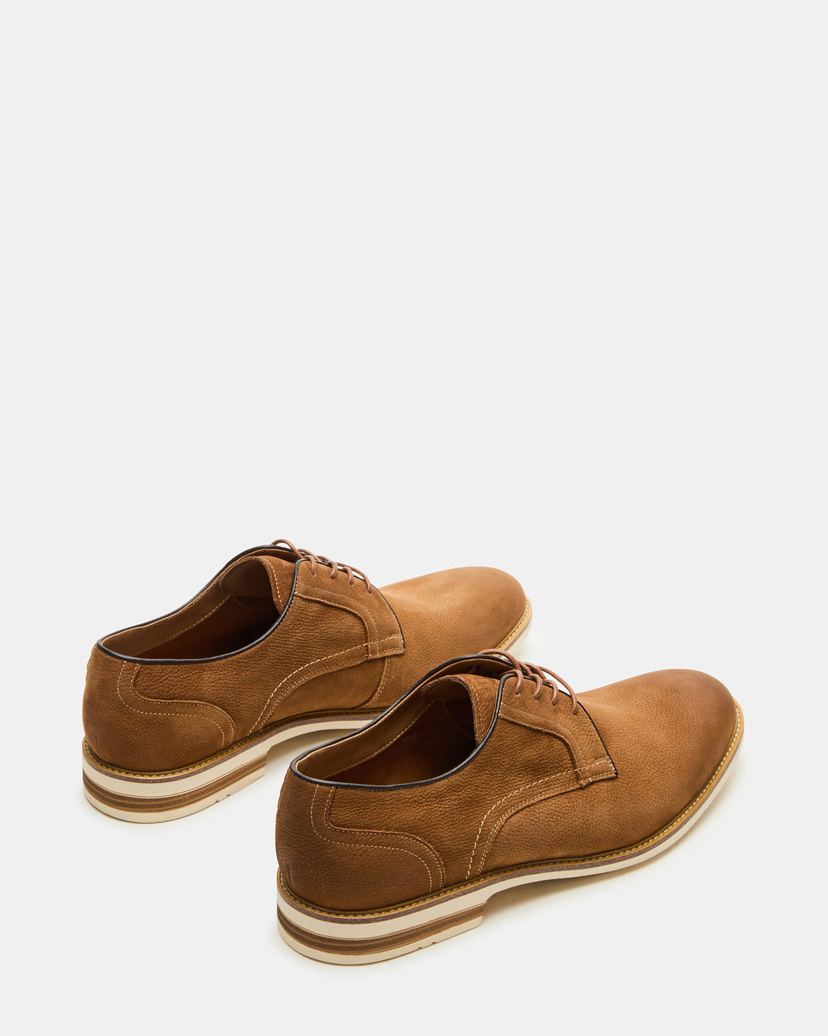 ALVAREZ Tan Nubuck Lace-Up Men's Dress Shoe Steve Madden TAN NUBUCK