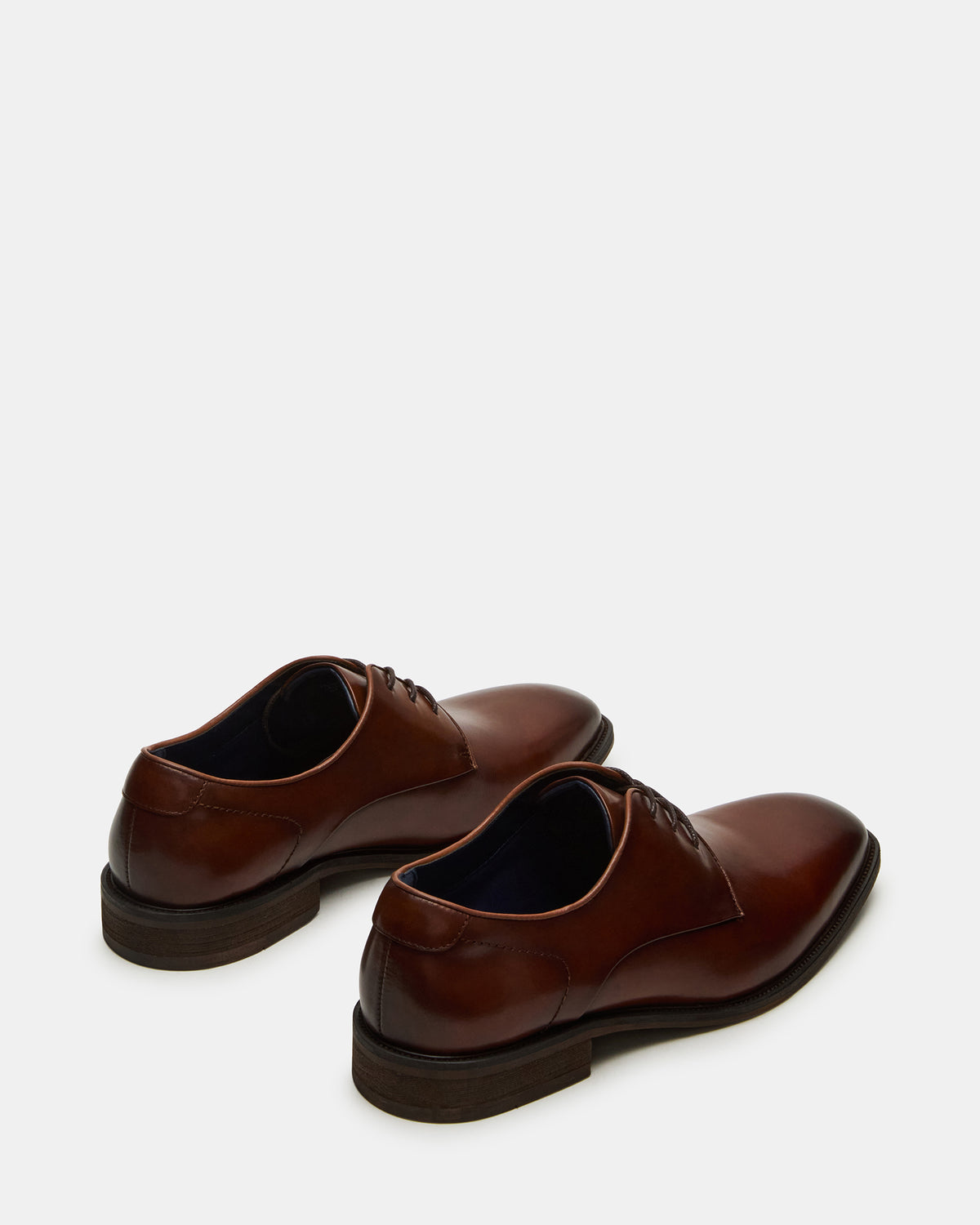 LELAND Tan Leather Lace-Up Men's Dress Shoe Steve Madden TAN LEATHER