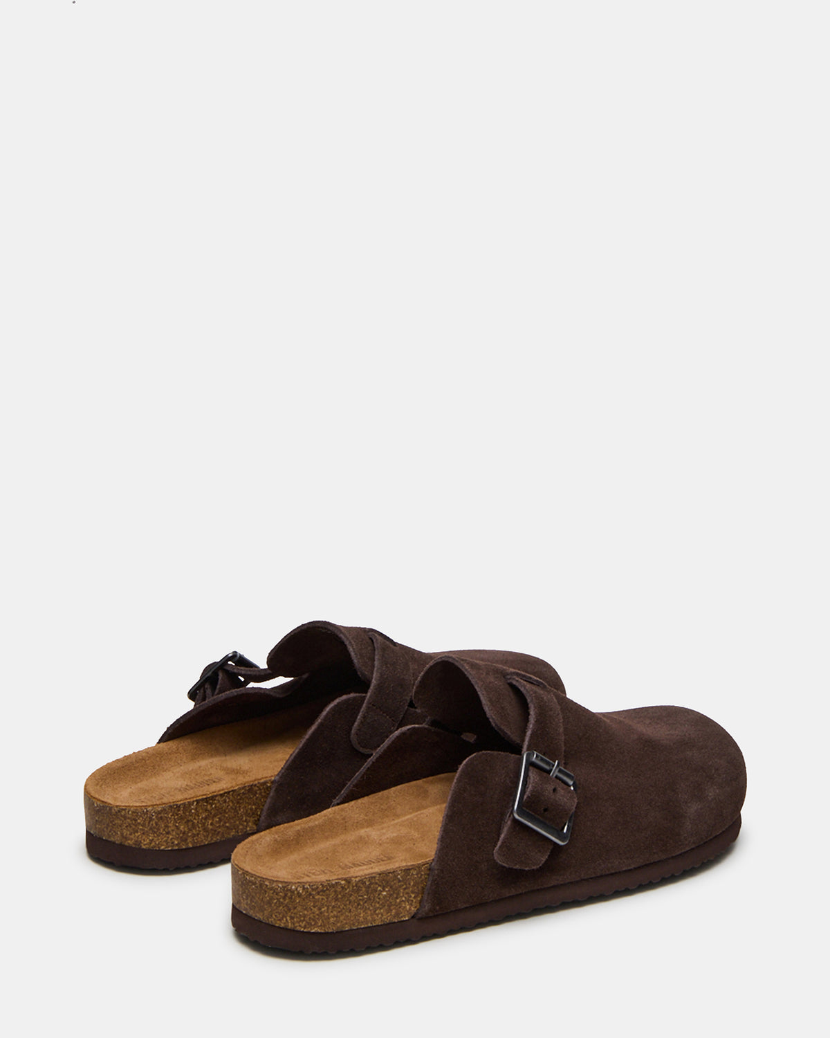 WILDERR Chocolate Brown Suede Slip-On Men's Casual Clog