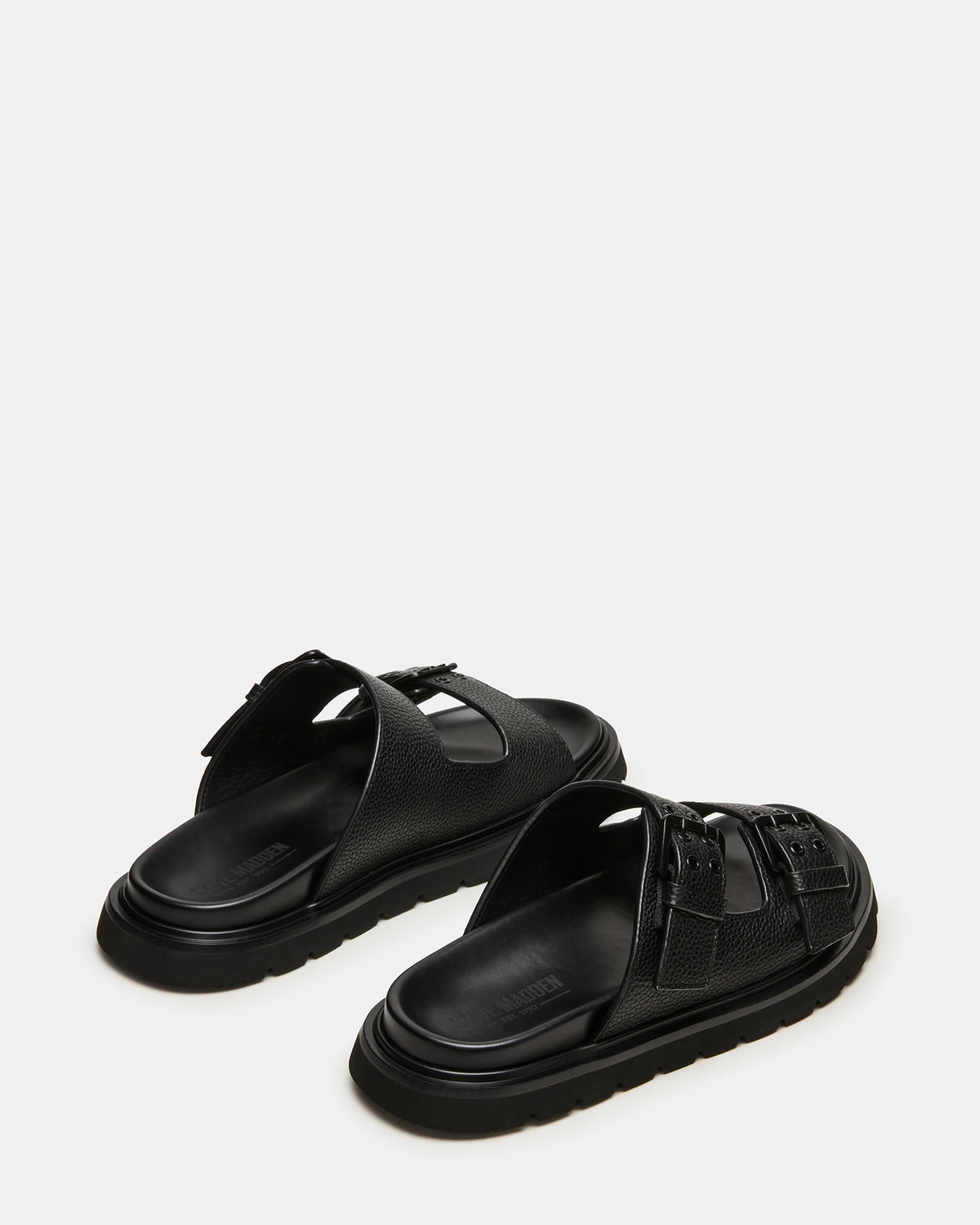 LUXOR Black Slide Footbed Men's Sandal