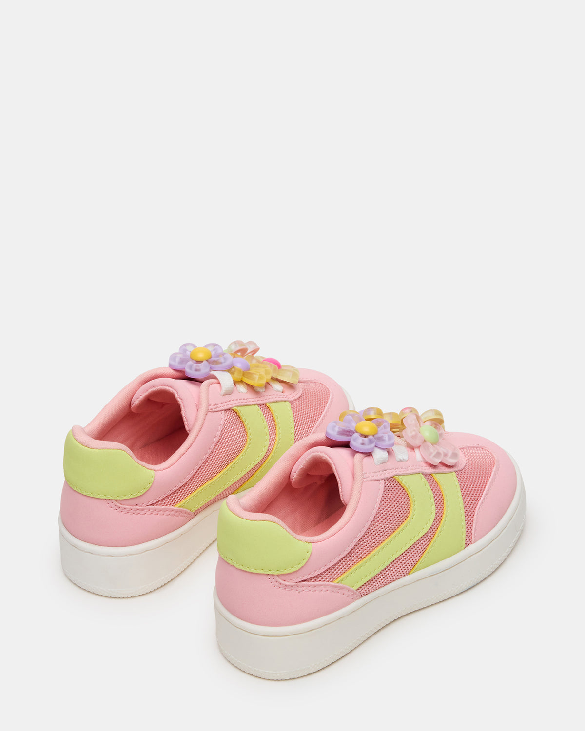 Toddlers' JERSEY Lime/Pink Low-Top Platform Girls' Sneaker
