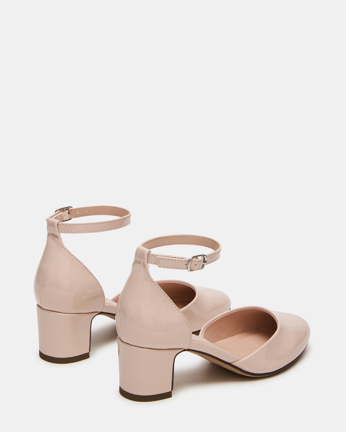 Kids' PRETTYY Blush Patent Girls' Block Heel