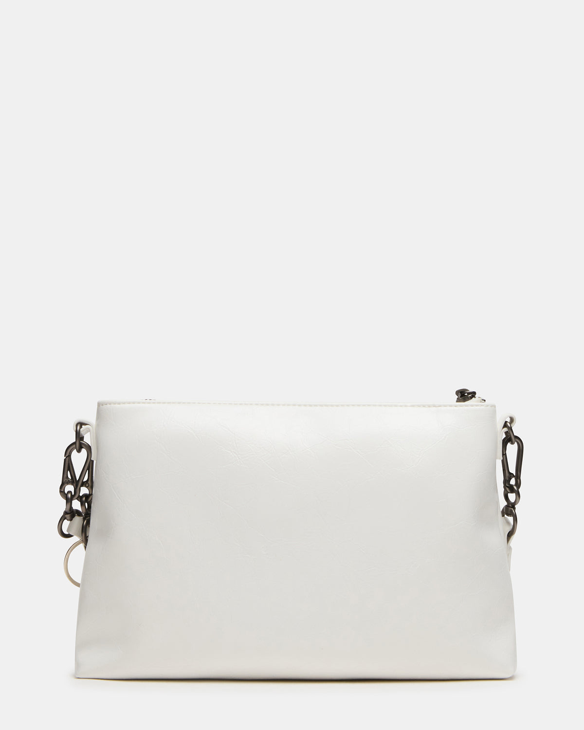 JONY Bag White Top-Zipper Crossbody Handbag