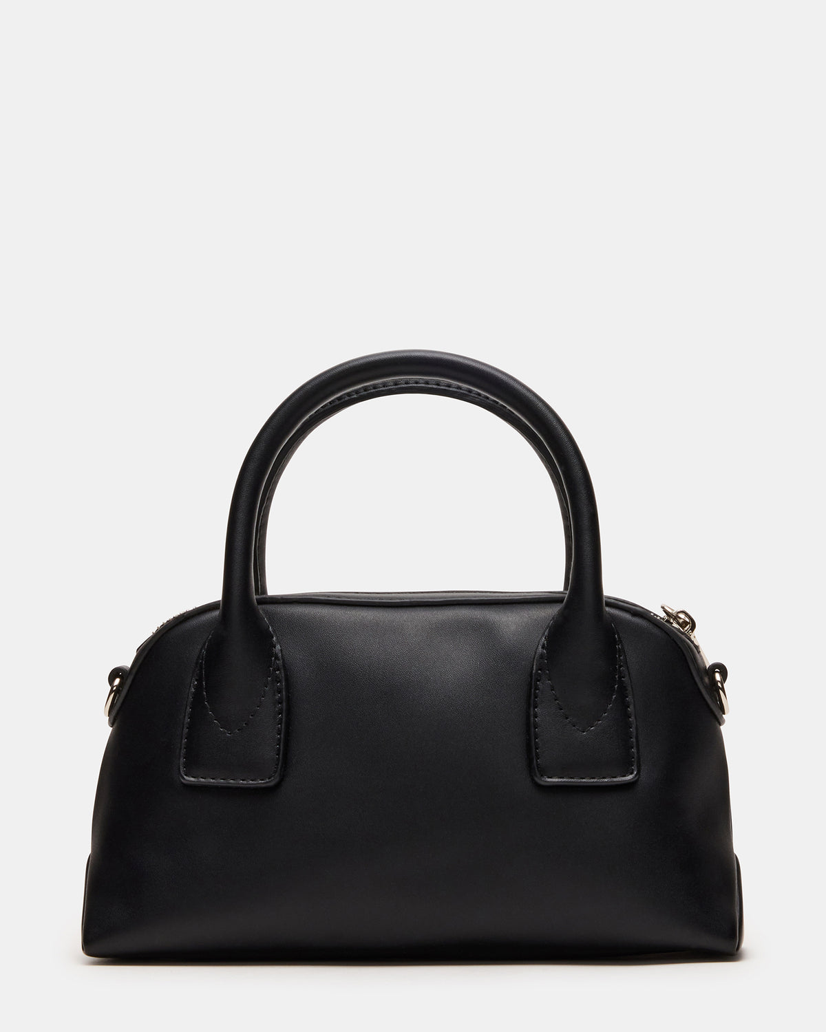 MELODIE Bag Black Dome Satchel Top-Handle Crossbody Handbag