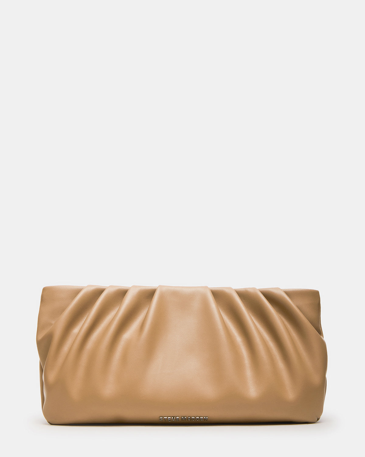 NIKA Chestnut Women's Pleated Crossbody Clutch Handbag