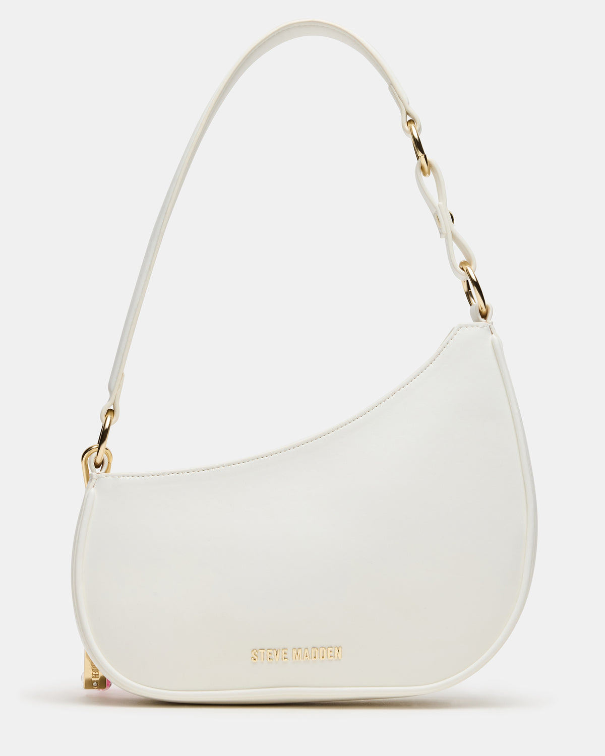 MUSEE Bag White Asymmetrical Shoulder Strap Handbag