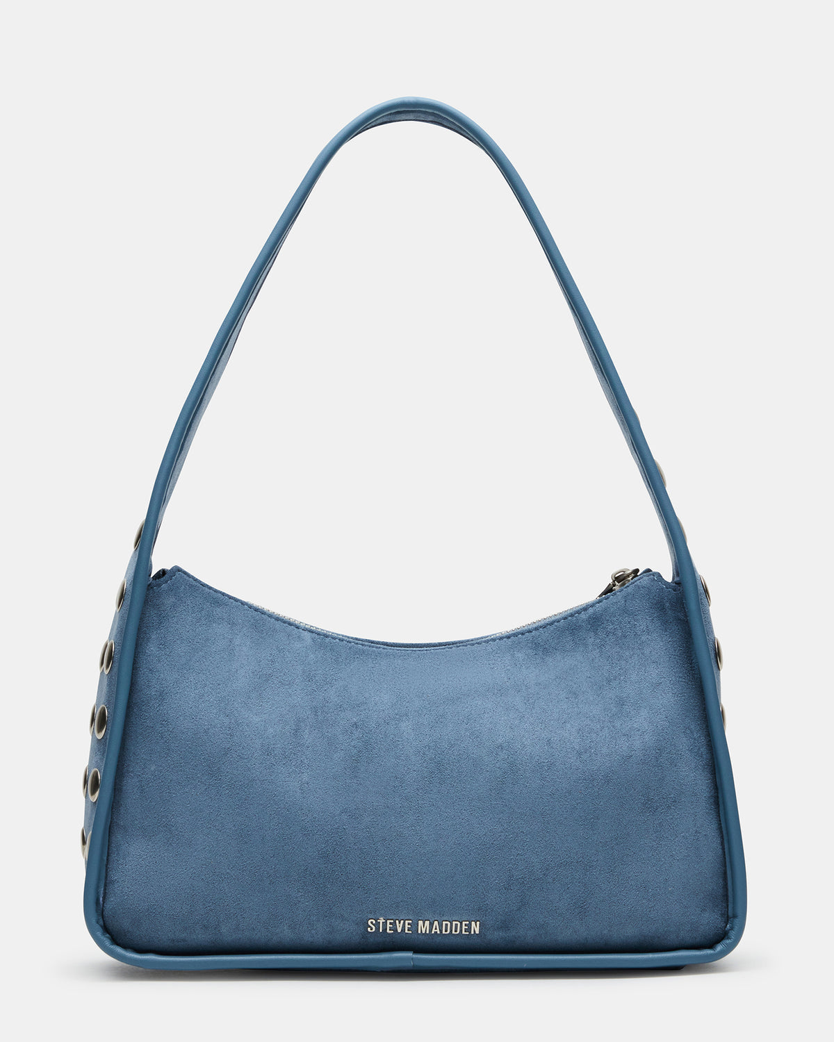 CHEYANN Bag Light Blue Hobo Dome-Studded Shoulder Strap Women's Handbag
