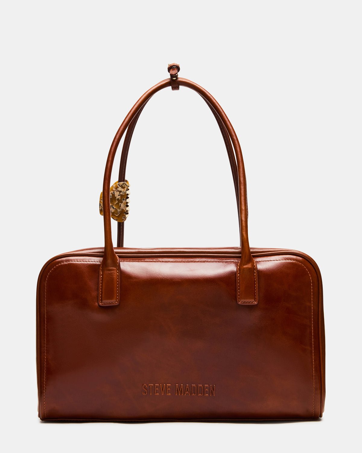 CANDICE Bag Rust Shoulder Strap Box Satchel Handbag