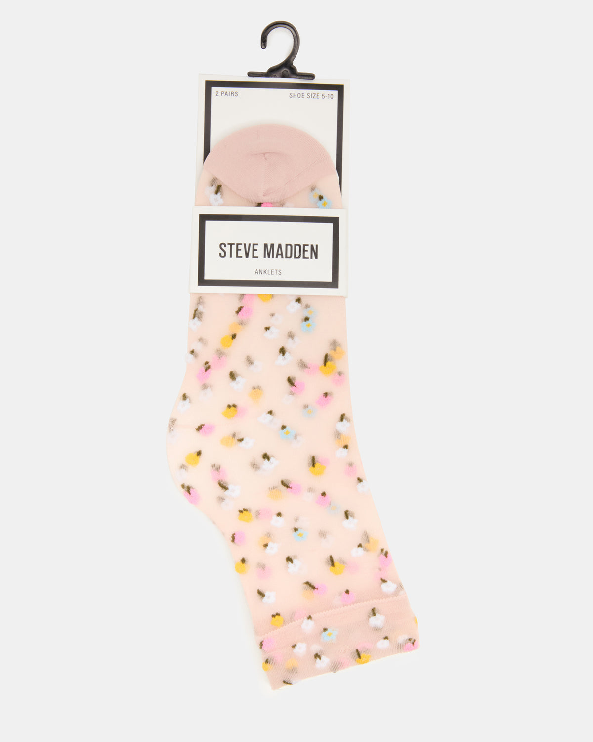 2 WILDFLOWER PACK TULLE SOCKS BLUSH Women's Anklet Socks