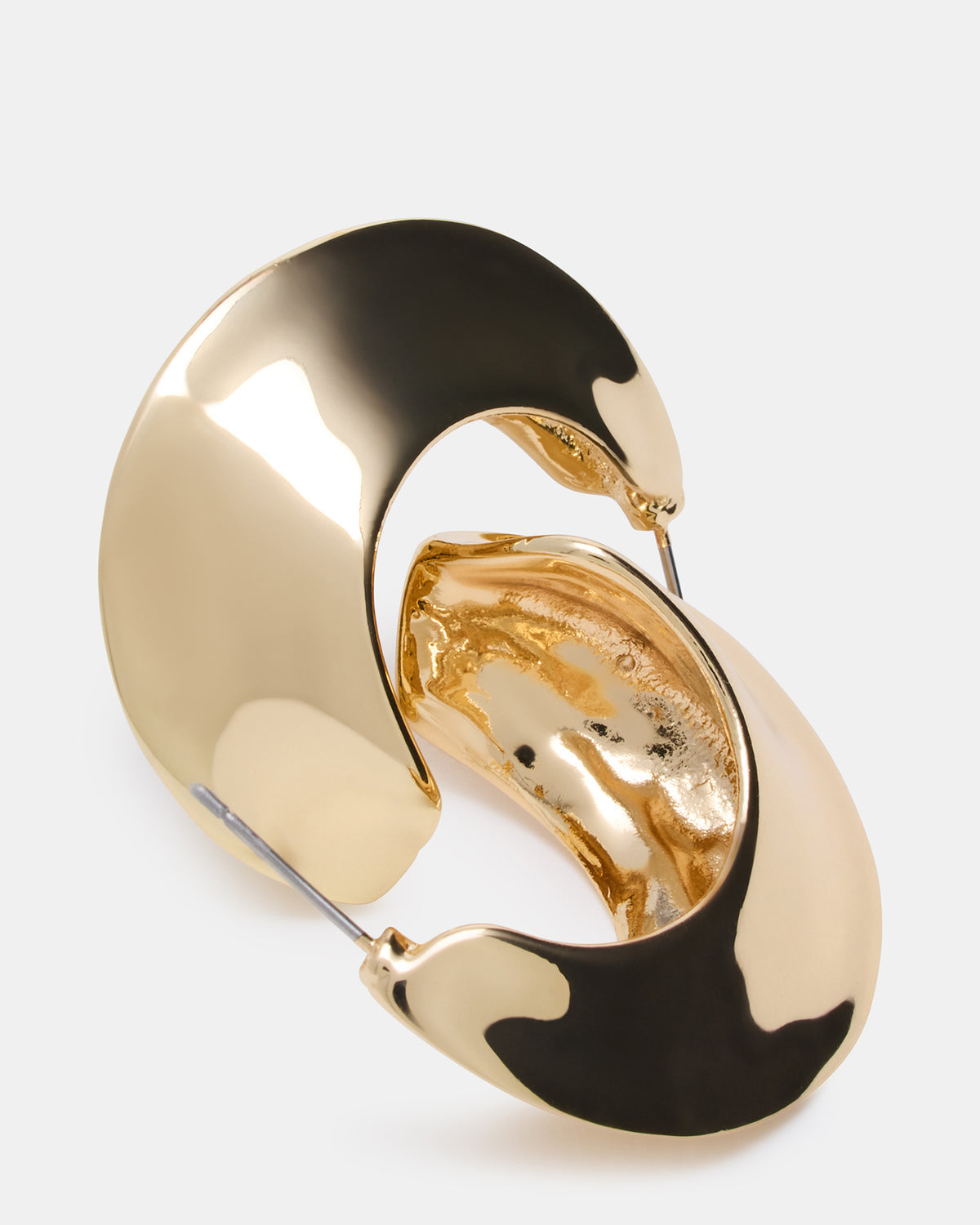 CRESCENT EARRINGS GOLD Women's Earrings
