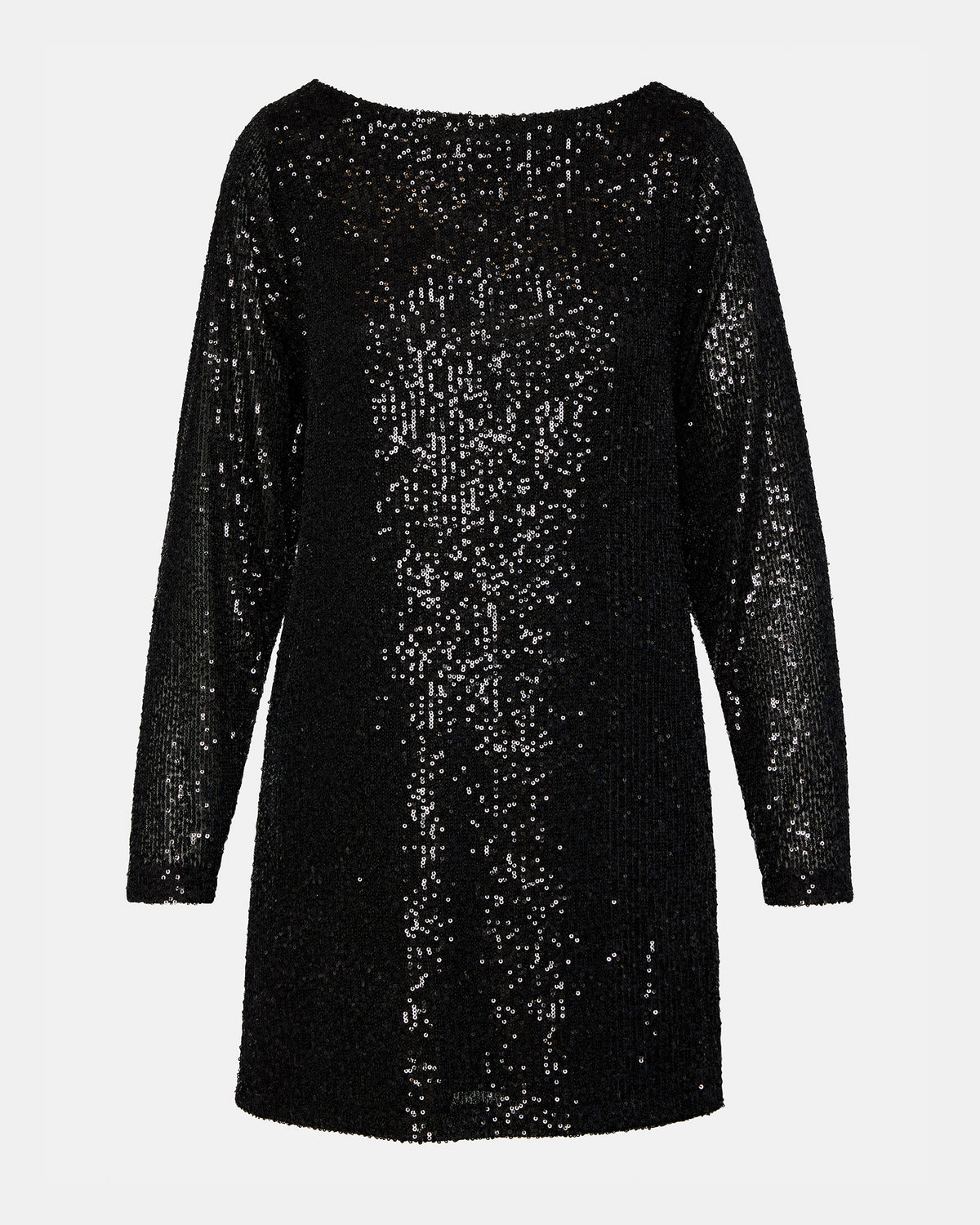 GINGER Dress Black | Women's Long-Sleeved Sequin Mini Dress