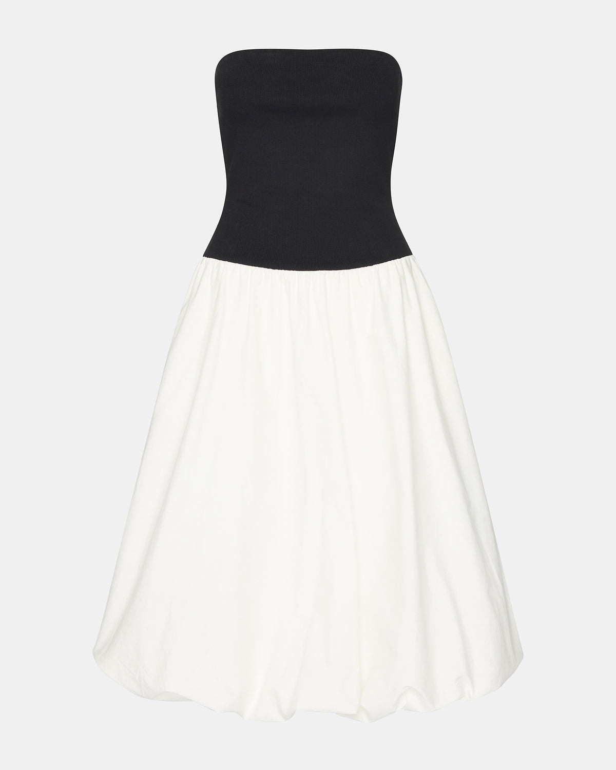 OLIVER Dress Smoke Strapless Midi Bubble Dress | Women's Dresses